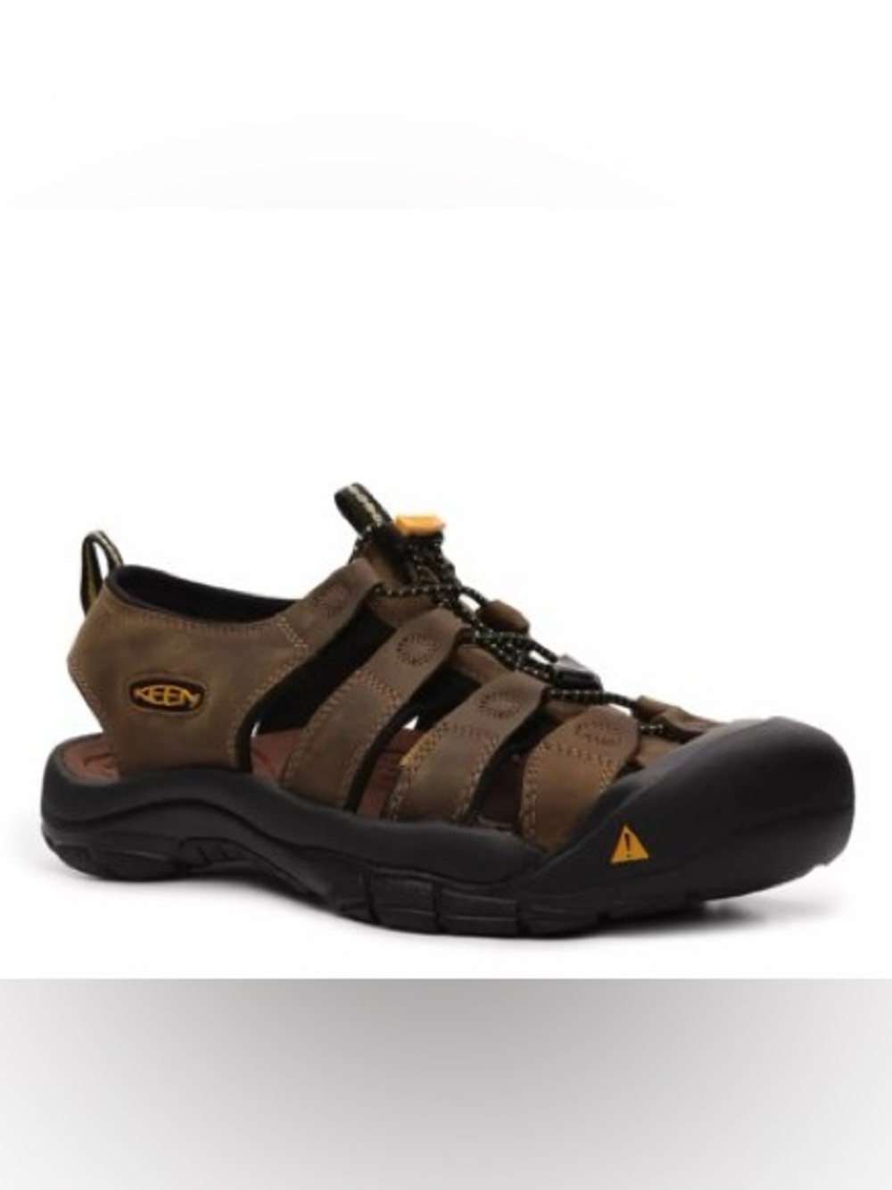 Keen Men’s Newport Fisherman hiking Sandal brown leather size 9.5
